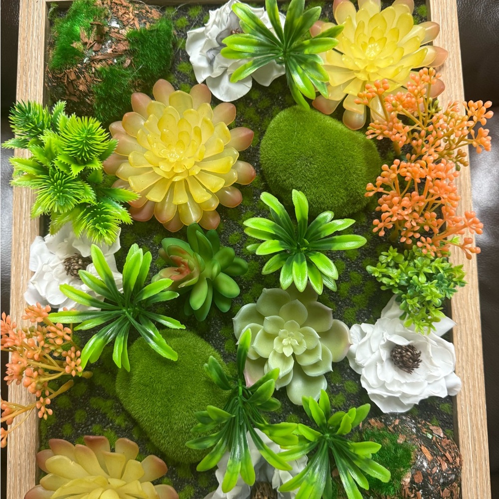 Not Rated Green and Yellow Faux Floral Arrangement